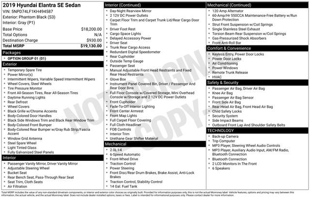 Used 2019 Hyundai Elantra SE FWD image 15