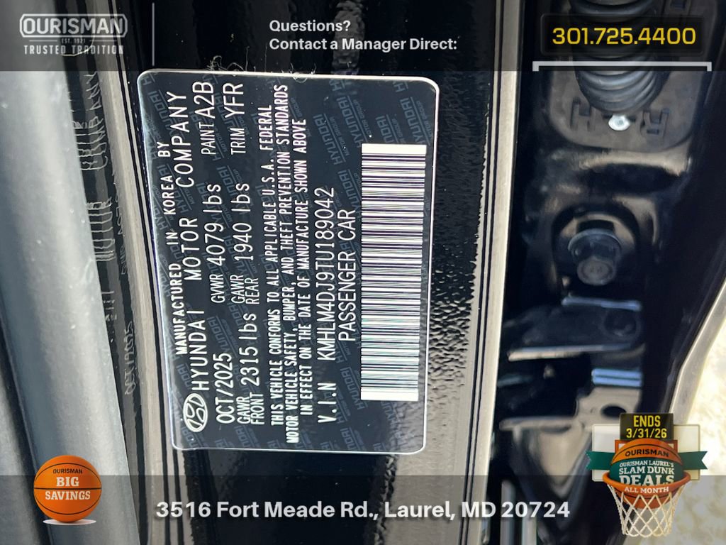 New 2026 Hyundai Elantra Blue image 29