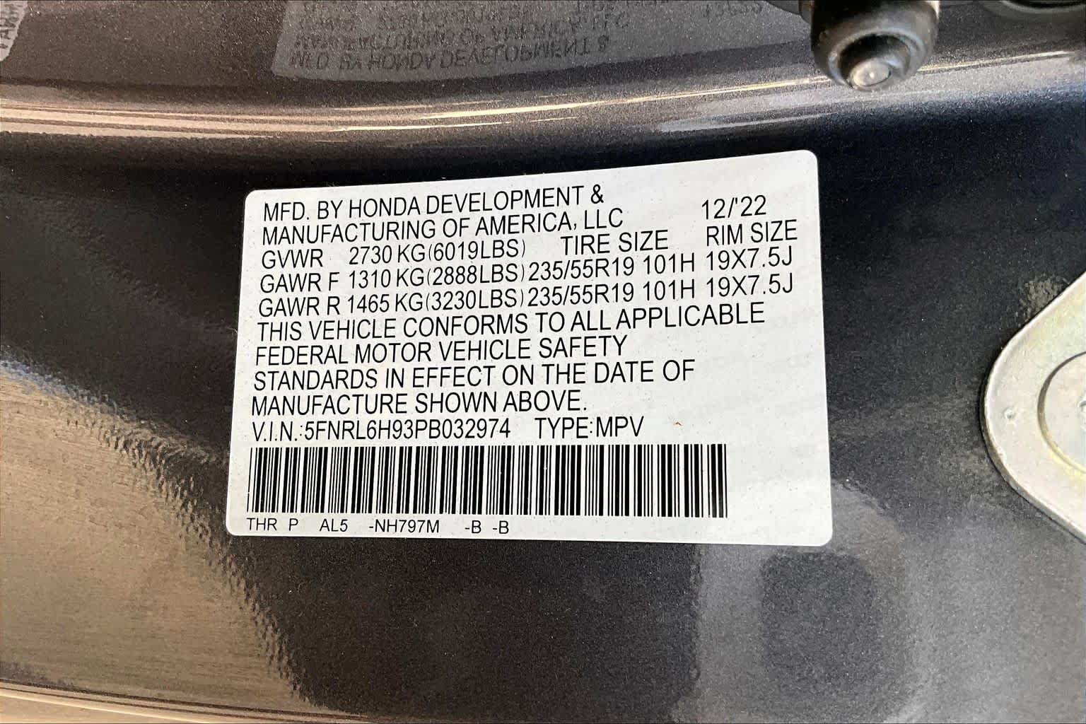 Used 2023 Honda Odyssey Elite image 35