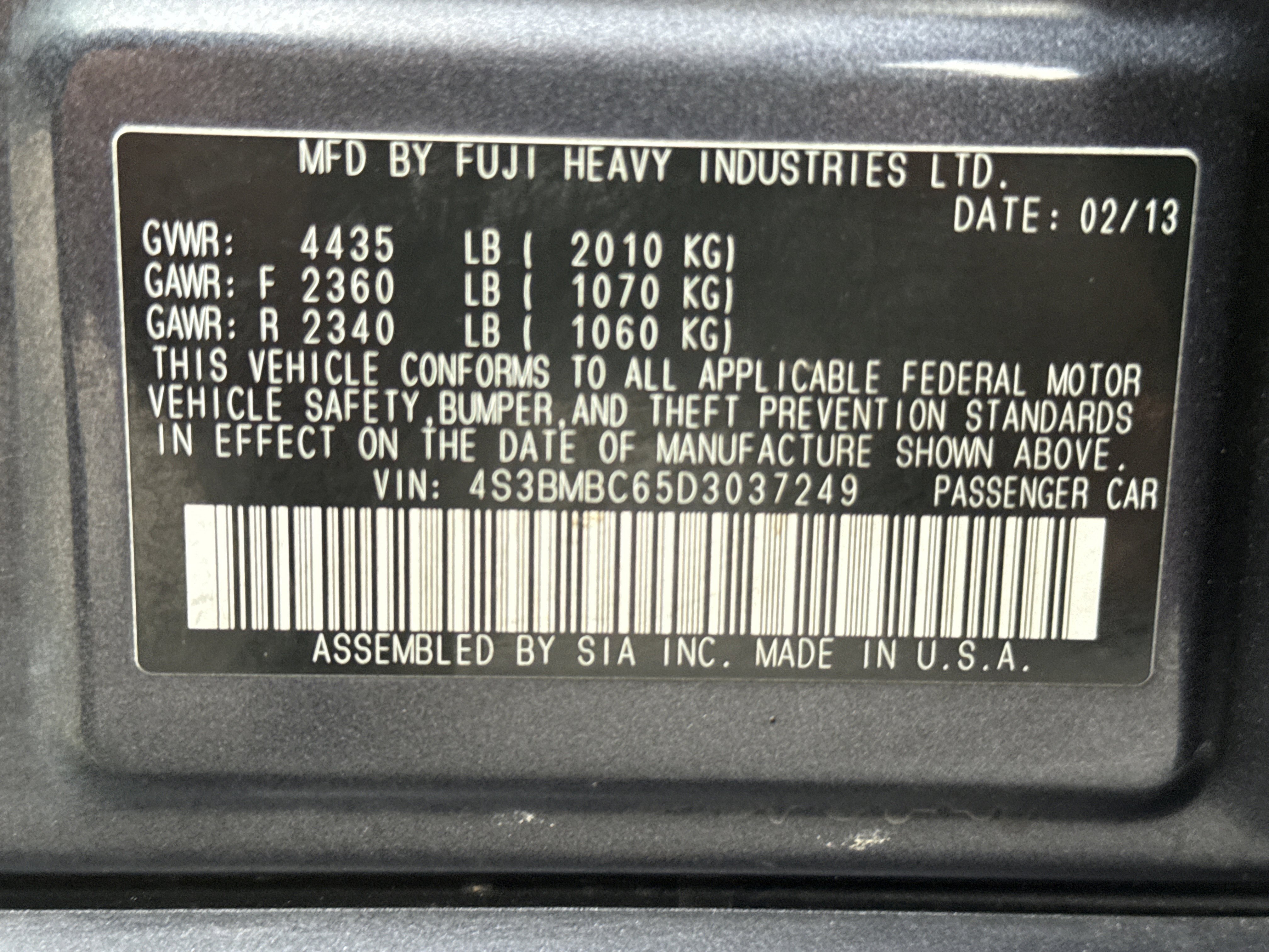 Used 2013 Subaru Legacy 2.5i Premium image 30