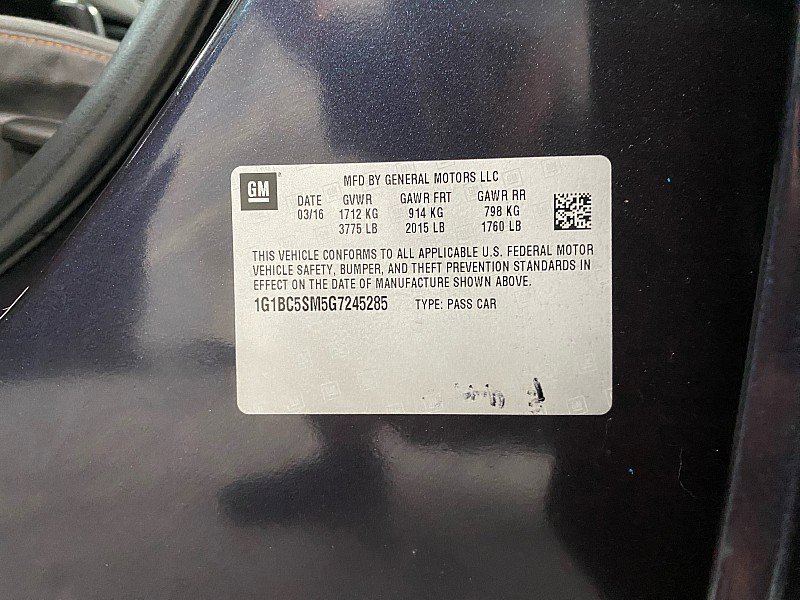 Used 2016 Chevrolet Cruze LS image 27