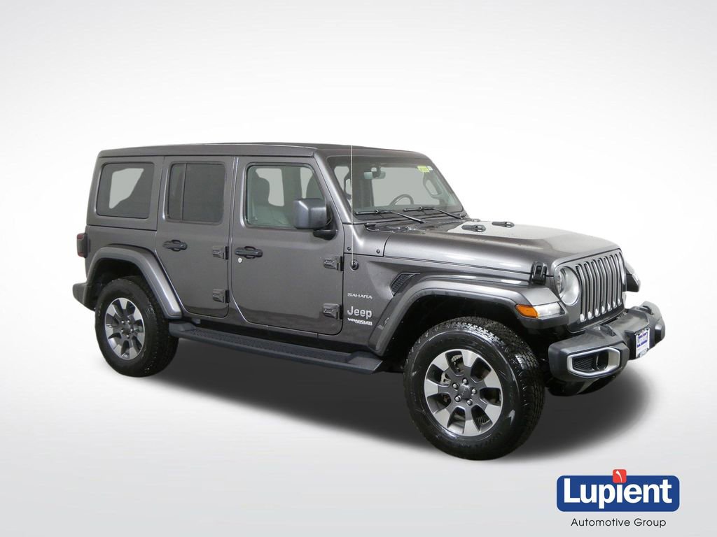 Used 2021 Jeep Wrangler Unlimited Sahara w/ Uconnect 4C Nav & Sound Group