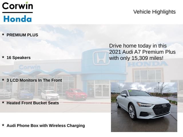Used 2021 Audi A7 3.0T Premium Plus w/ Premium Plus AWD/4WD image 7