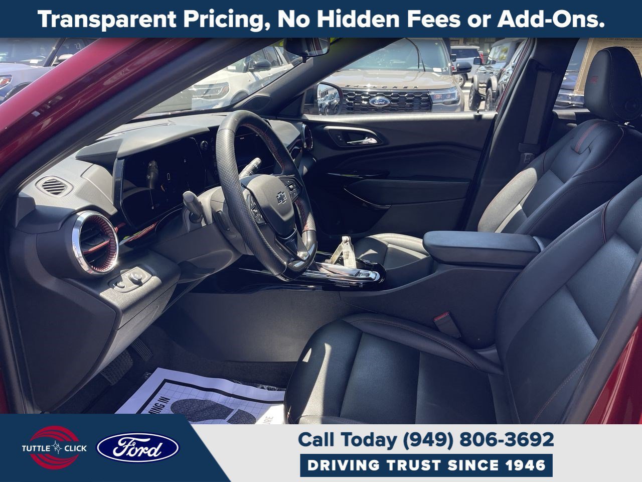 Used 2025 Chevrolet Trax RS w/ Sunroof Package FWD image 21