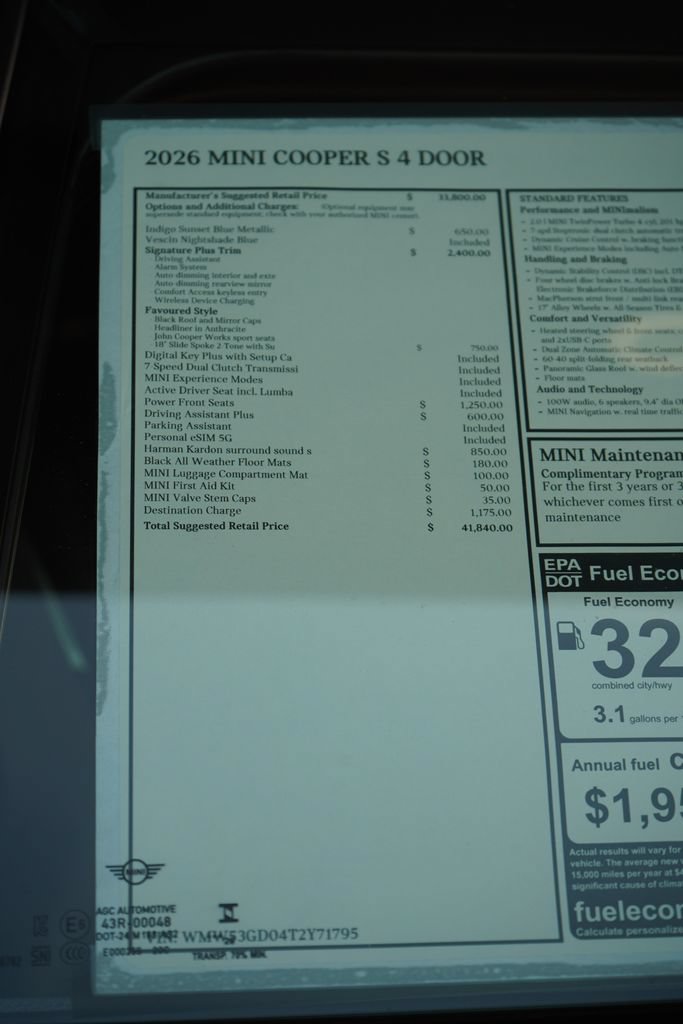 New 2026 MINI Cooper S FWD image 7
