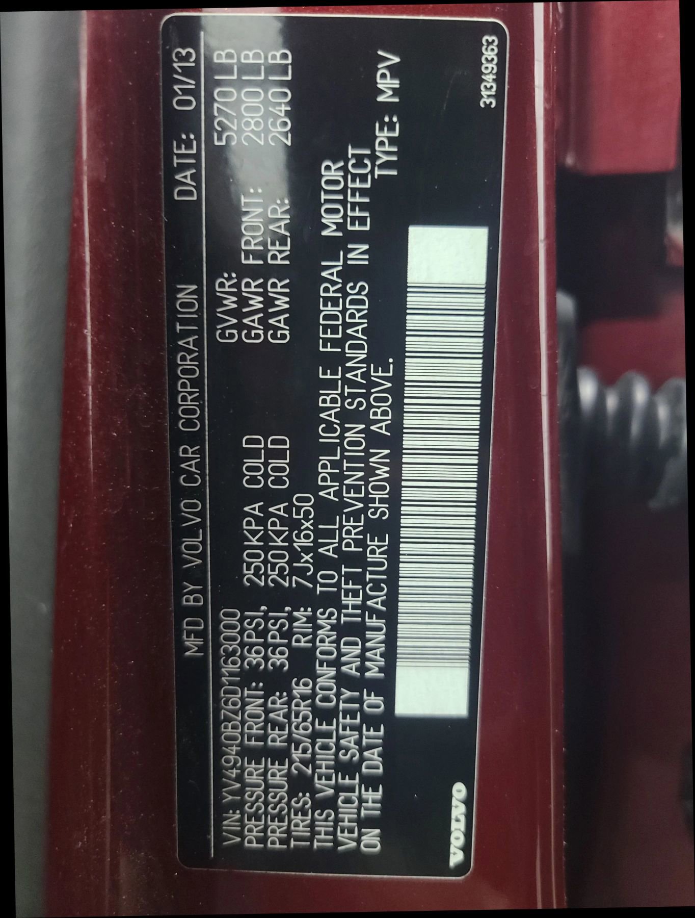 Used 2013 Volvo XC70 3.2 image 3