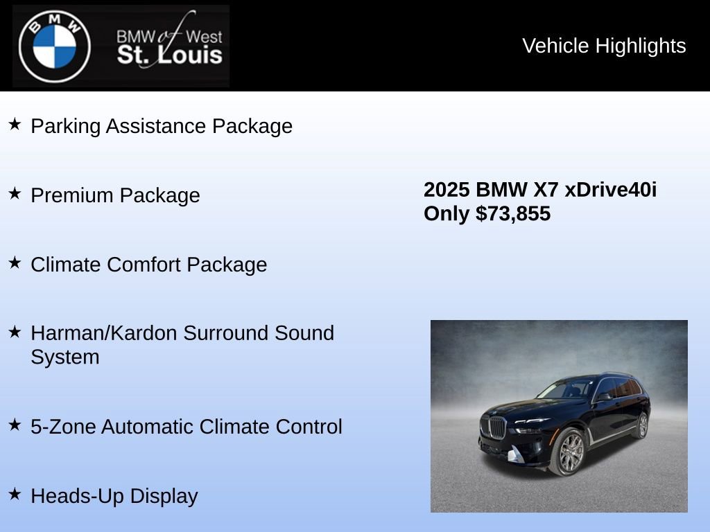 Used 2025 BMW X7 xDrive40i image 16