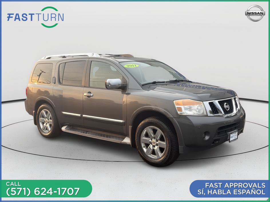 Used 2011 Nissan Armada Platinum w/ 2nd Row Captain Seat Pkg AWD/4WD image 2