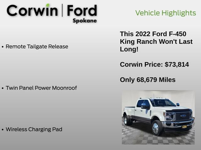 Certified 2022 Ford F450 King Ranch w/ King Ranch Ultimate Package AWD/4WD image 13