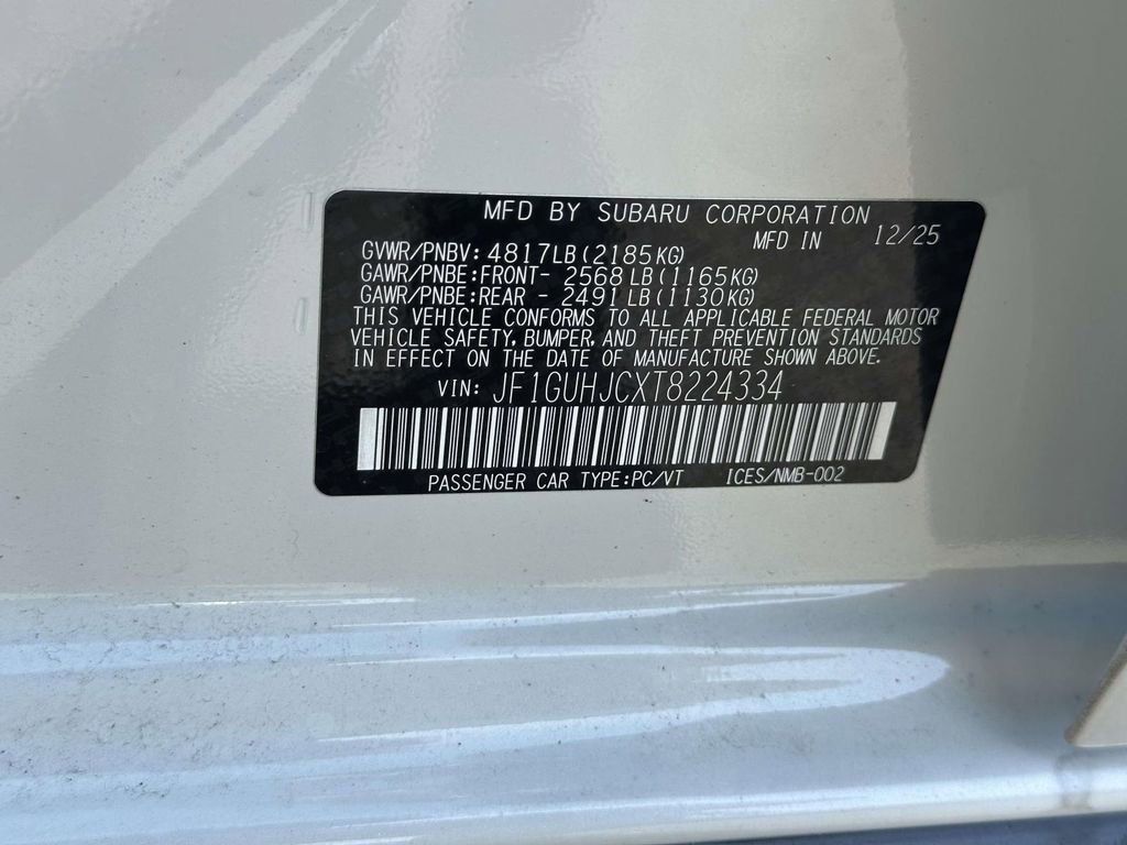 New 2026 Subaru Impreza RS image 13