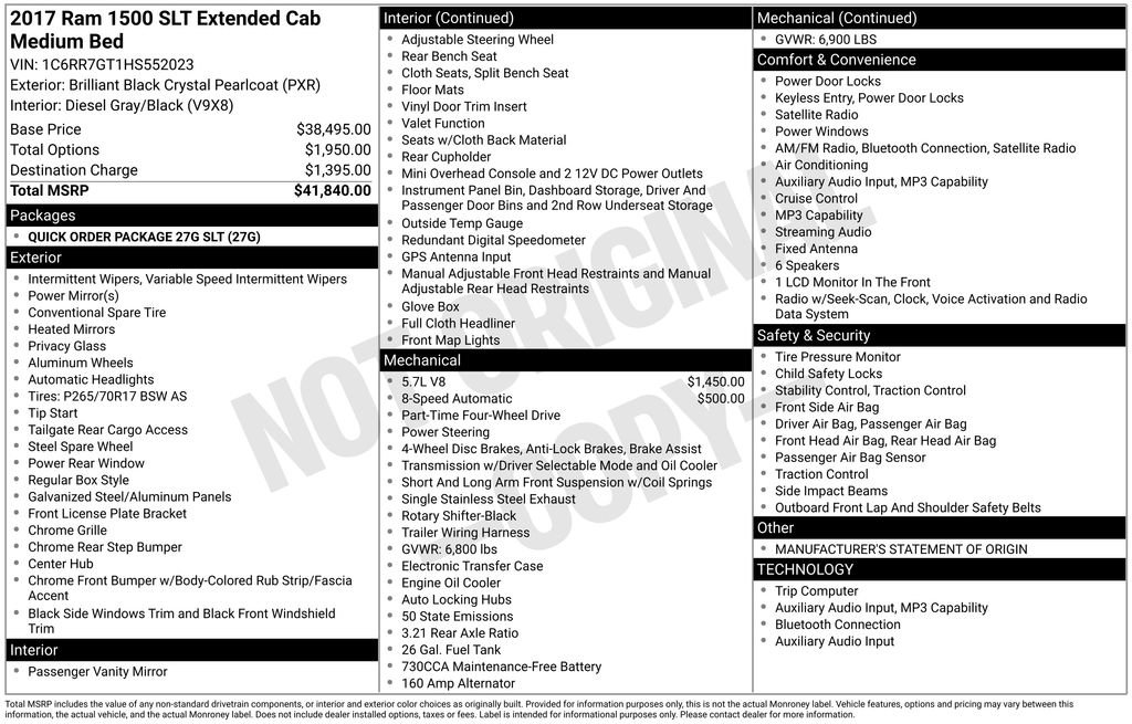 Used 2017 RAM 1500 Classic SLT image 6