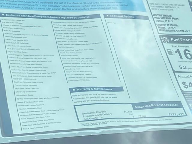 New 2024 Maserati Levante Trofeo image 51