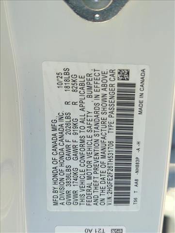 New 2026 Honda Civic LX image 24