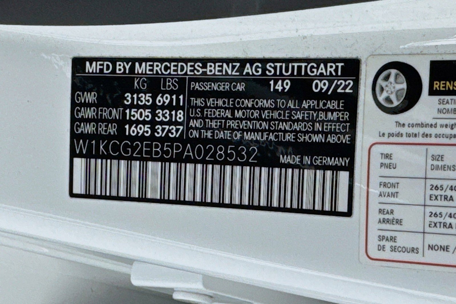 Certified 2023 Mercedes-Benz EQS 450+ 4MATIC Sedan image 25