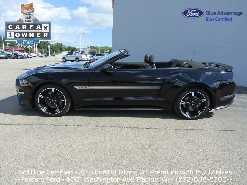 Certified 2021 Ford Mustang GT Premium w/ Equipment Group 401A RWD image 2