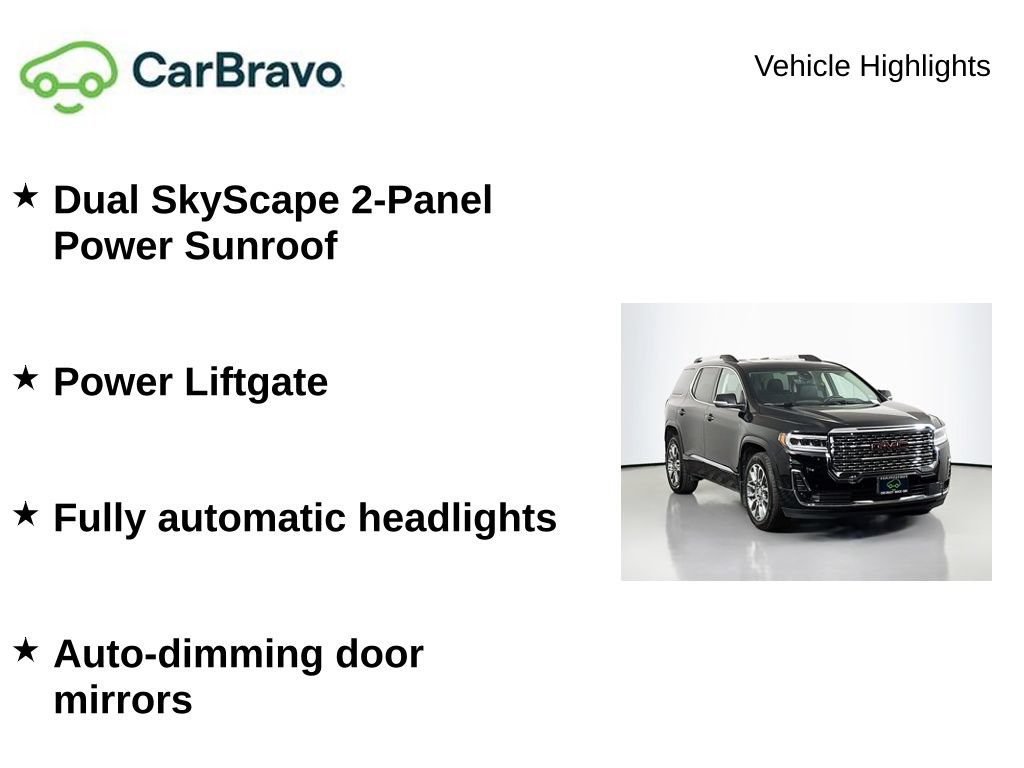 Certified 2022 GMC Acadia Denali w/ Denali Ultimate Package AWD/4WD image 9