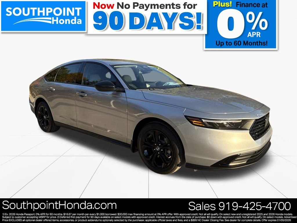 New 2025 Honda Accord SE image 1