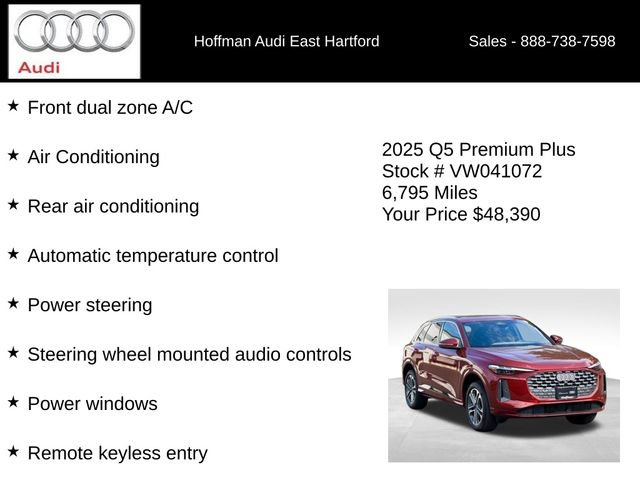 Certified 2025 Audi Q5 Premium w/ Premium Plus AWD/4WD image 12