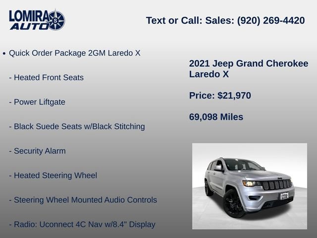 Used 2021 Jeep Grand Cherokee Altitude AWD/4WD image 8