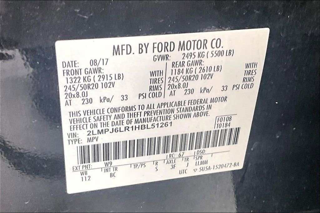 Used 2017 Lincoln MKX Reserve w/ Lincoln MKX Climate Package FWD image 33