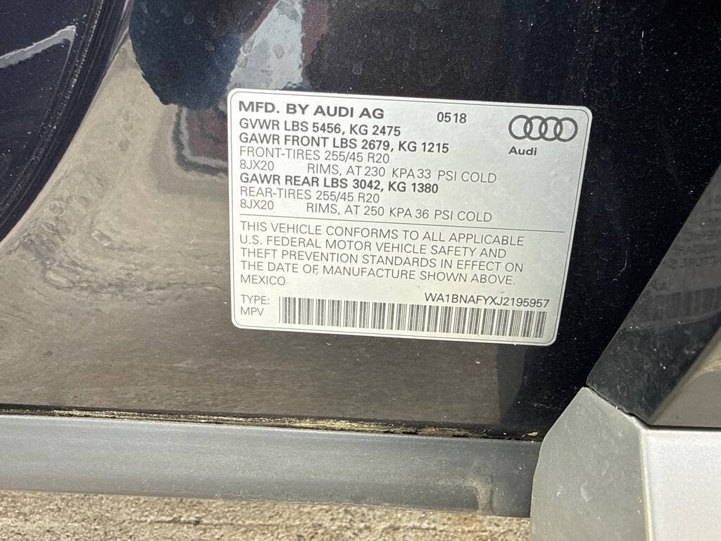 Used 2018 Audi Q5 2.0T Premium Plus w/ Premium Plus Package image 11