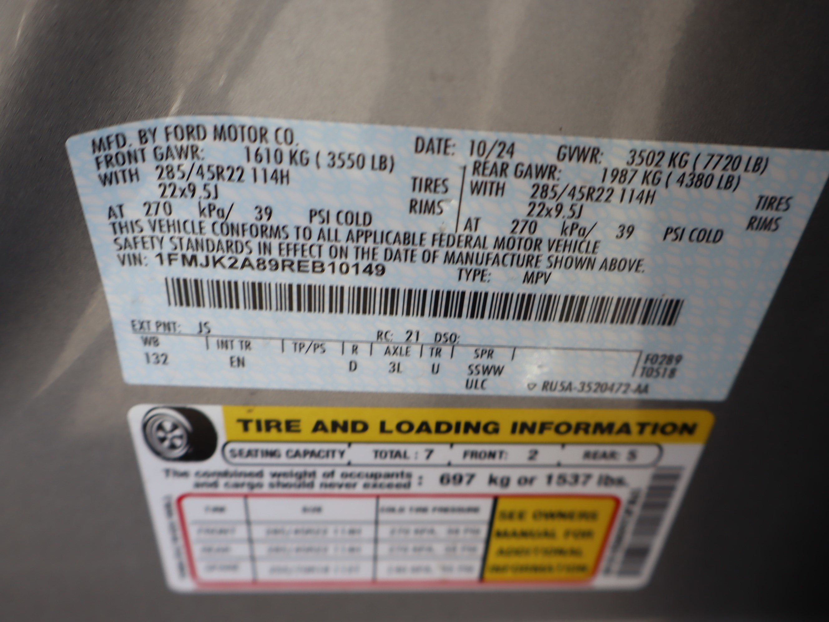 Used 2024 Ford Expedition Max Limited AWD/4WD image 47