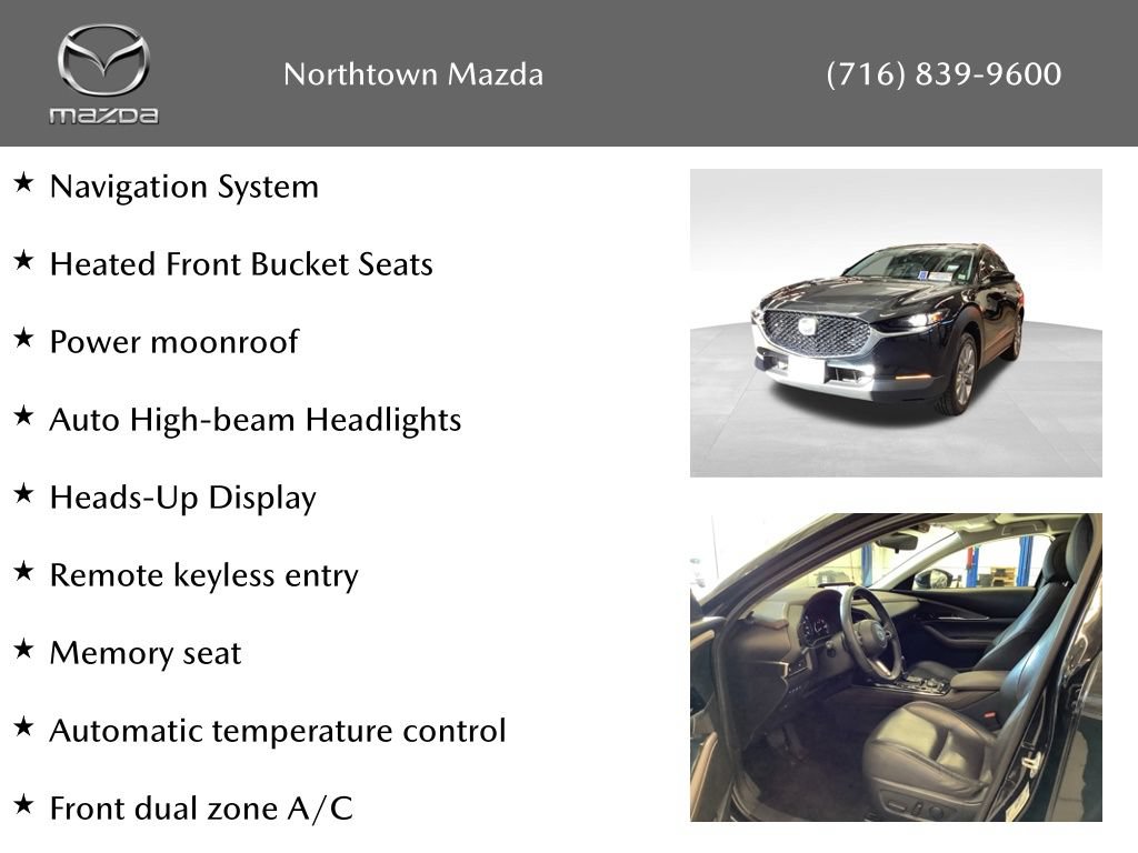 Certified 2021 MAZDA CX-30 AWD 2.5 S w/ Premium Package image 2