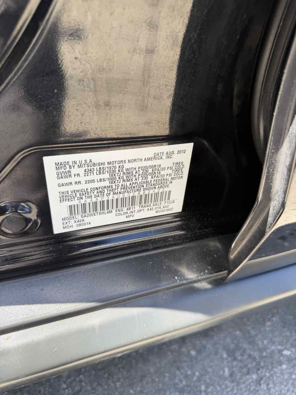 Used 2013 Mitsubishi Outlander Sport ES FWD image 10