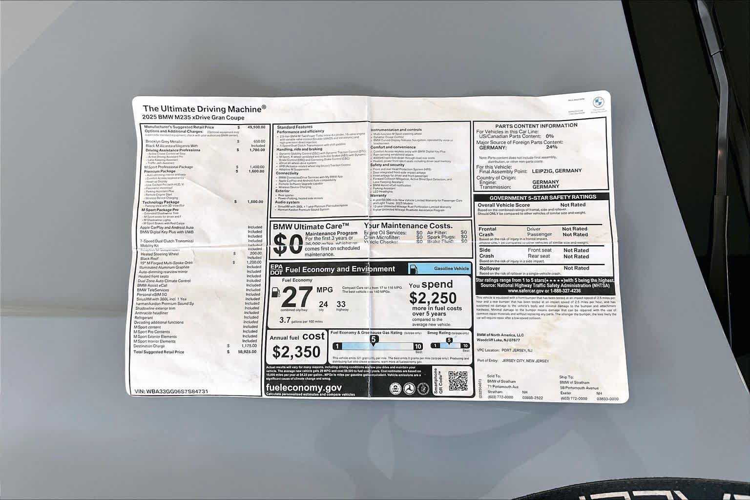 New 2025 BMW M235i xDrive AWD/4WD image 16