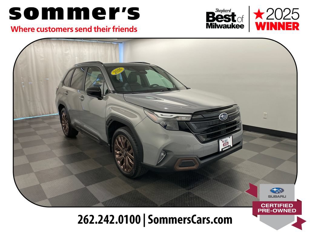 Certified 2026 Subaru Forester Sport w/ Sport Package AWD/4WD 360° Tour