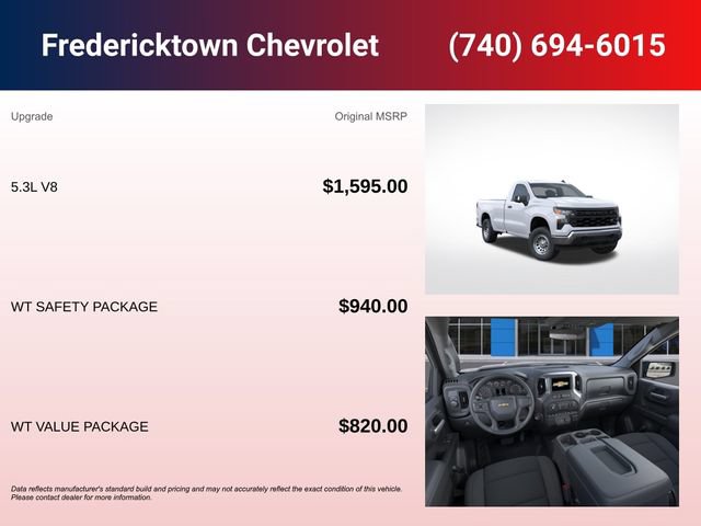 New 2025 Chevrolet Silverado 1500 W/T w/ WT Safety Package RWD image 5