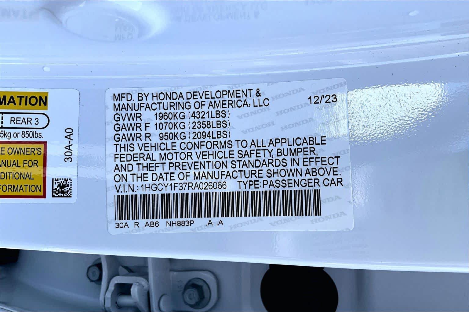 Used 2024 Honda Accord EX image 34