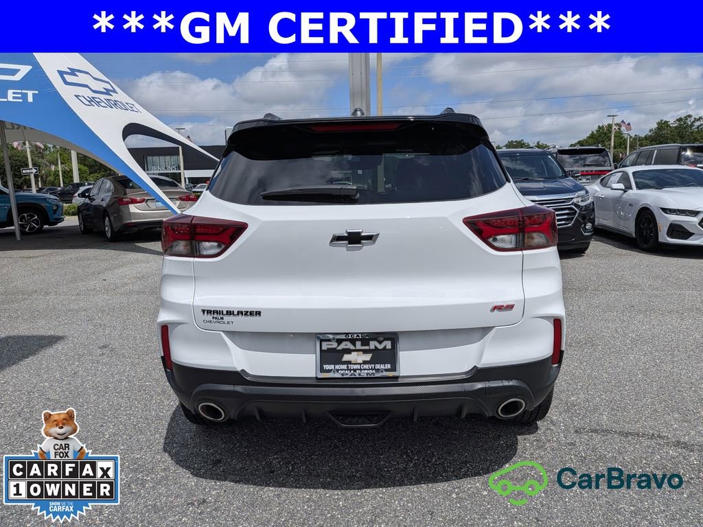 Certified 2023 Chevrolet TrailBlazer RS w/ Sun and Liftgate Package FWD image 4