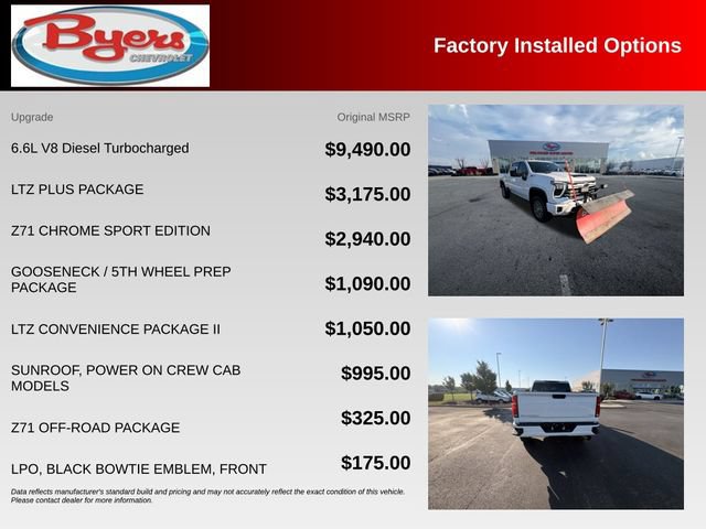 Used 2024 Chevrolet Silverado 3500 LTZ w/ LTZ Plus Package AWD/4WD image 10