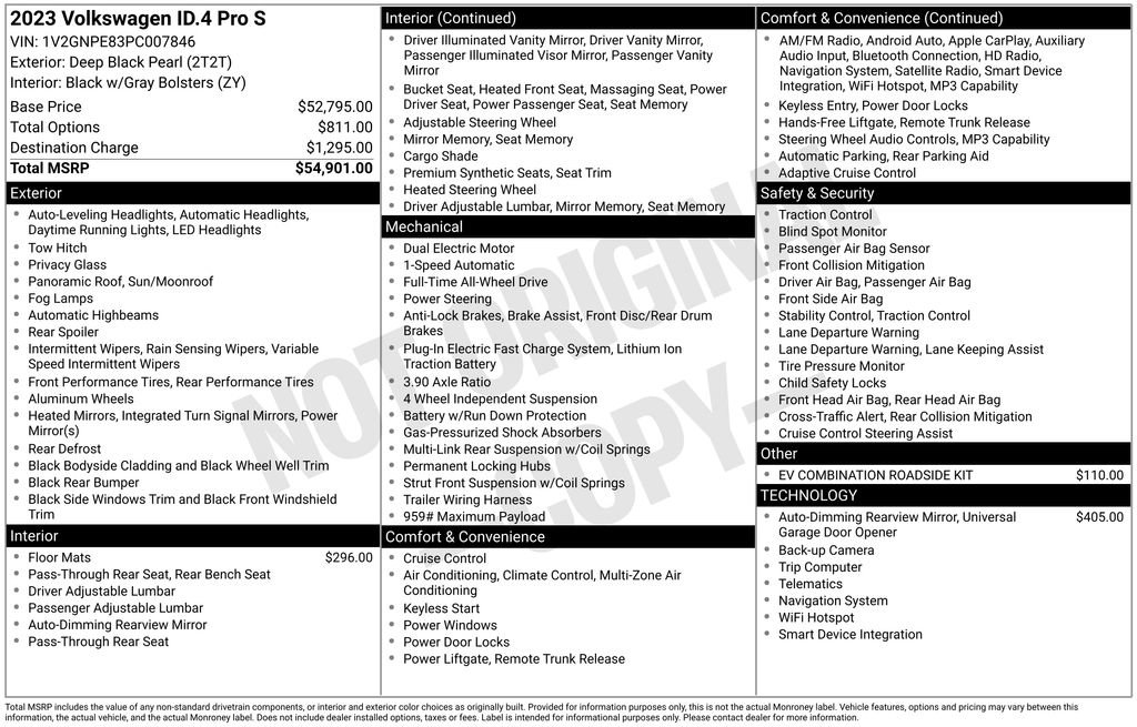Used 2023 Volkswagen ID.4 Pro S image 3