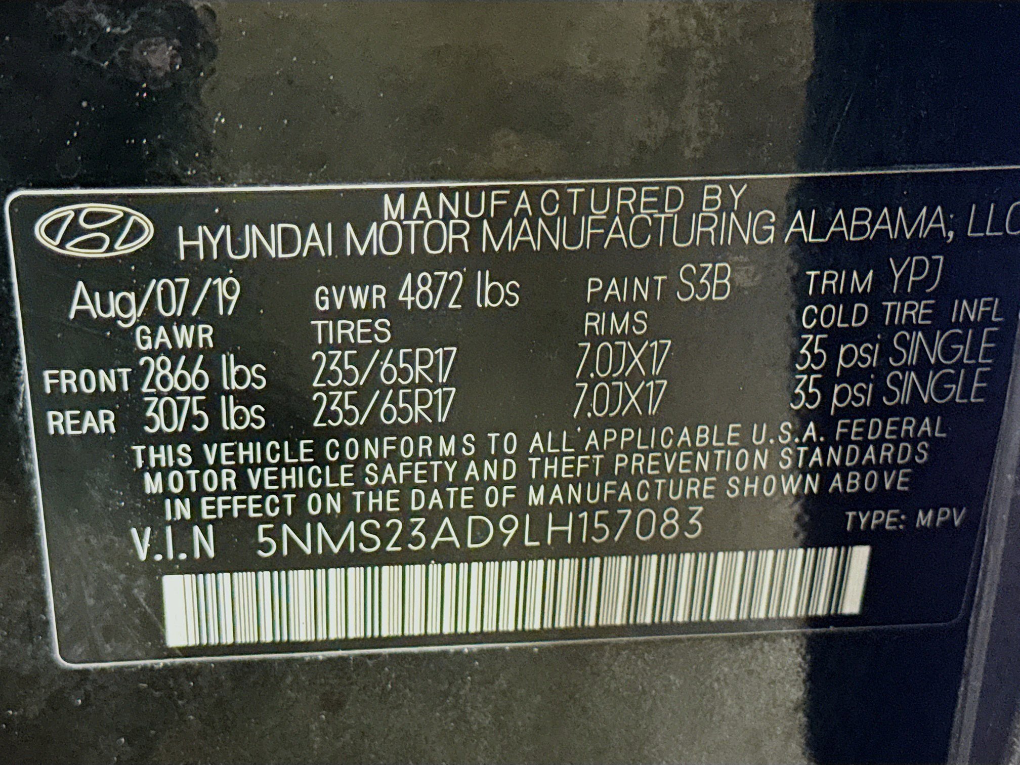 Used 2020 Hyundai Santa Fe SE image 39