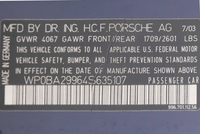 Used 2004 Porsche 911 Targa RWD image 98