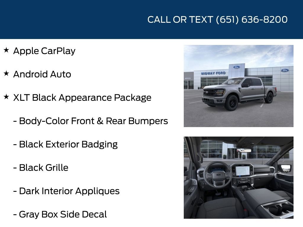 New 2025 Ford F150 XLT w/ Equipment Group 302A MID image 5