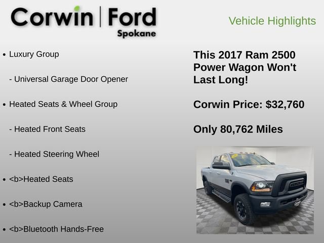 Used 2017 RAM 2500 Power Wagon w/ Luxury Group image 18