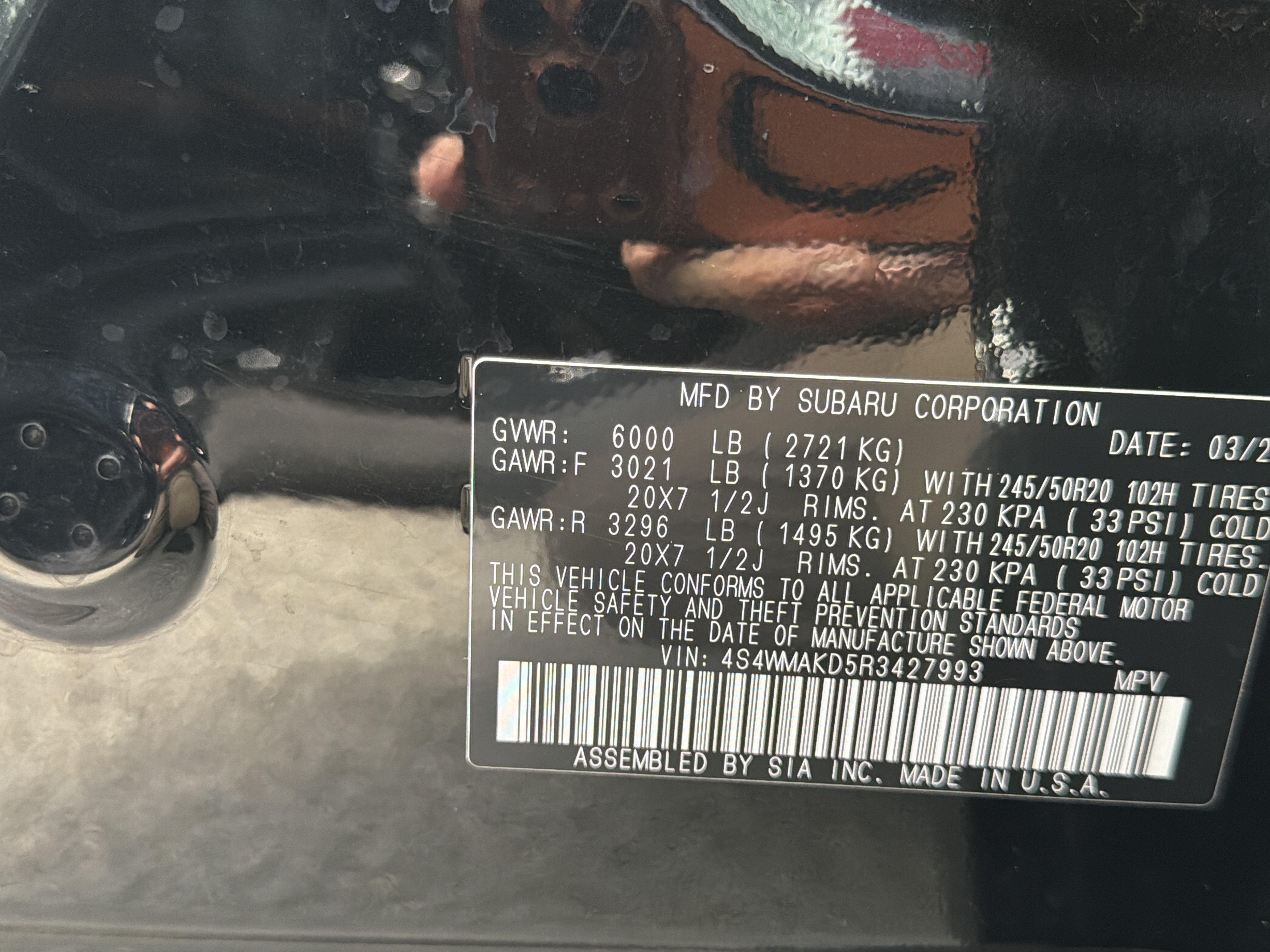 Used 2024 Subaru Ascent Onyx Edition Limited AWD/4WD image 33