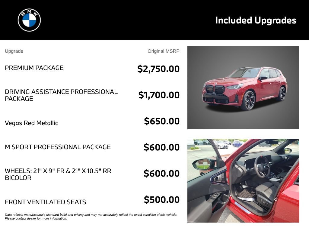 New 2026 BMW X3 M50 w/ Premium Package AWD/4WD image 4