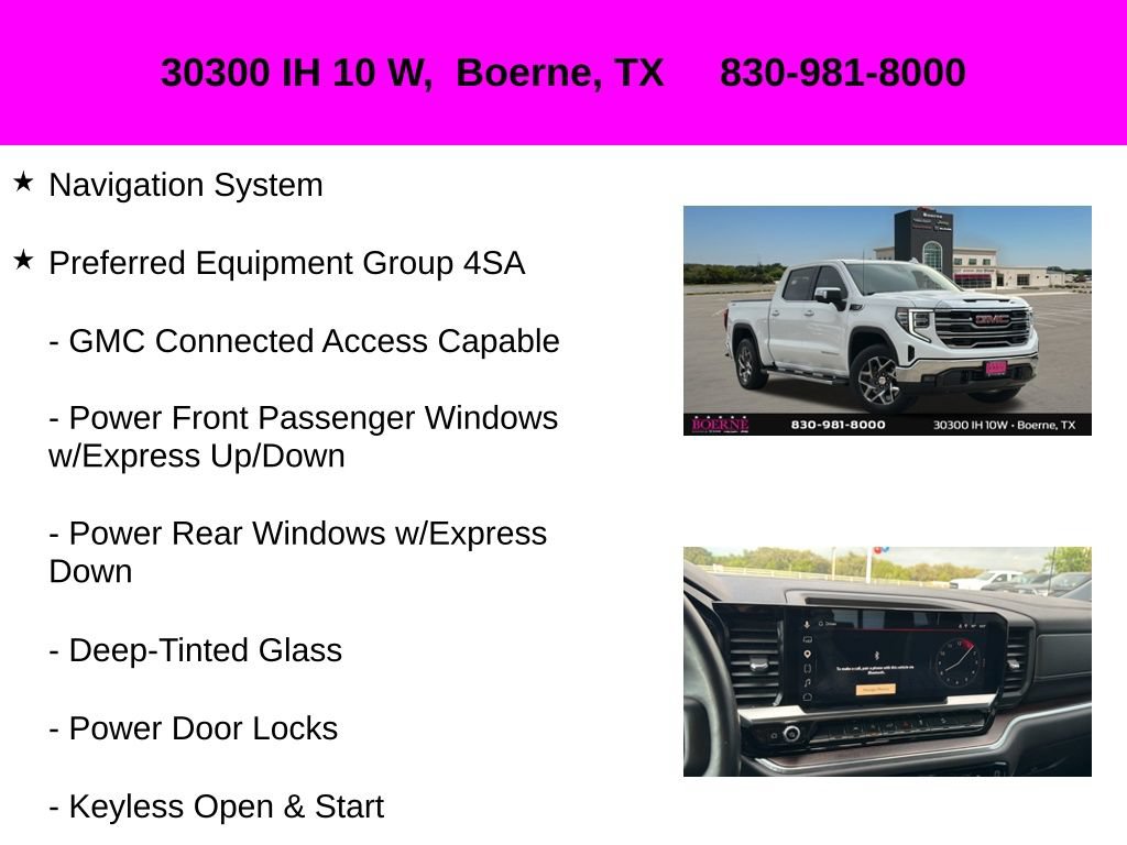 Used 2023 GMC Sierra 1500 SLT w/ SLT Premium Package AWD/4WD image 10