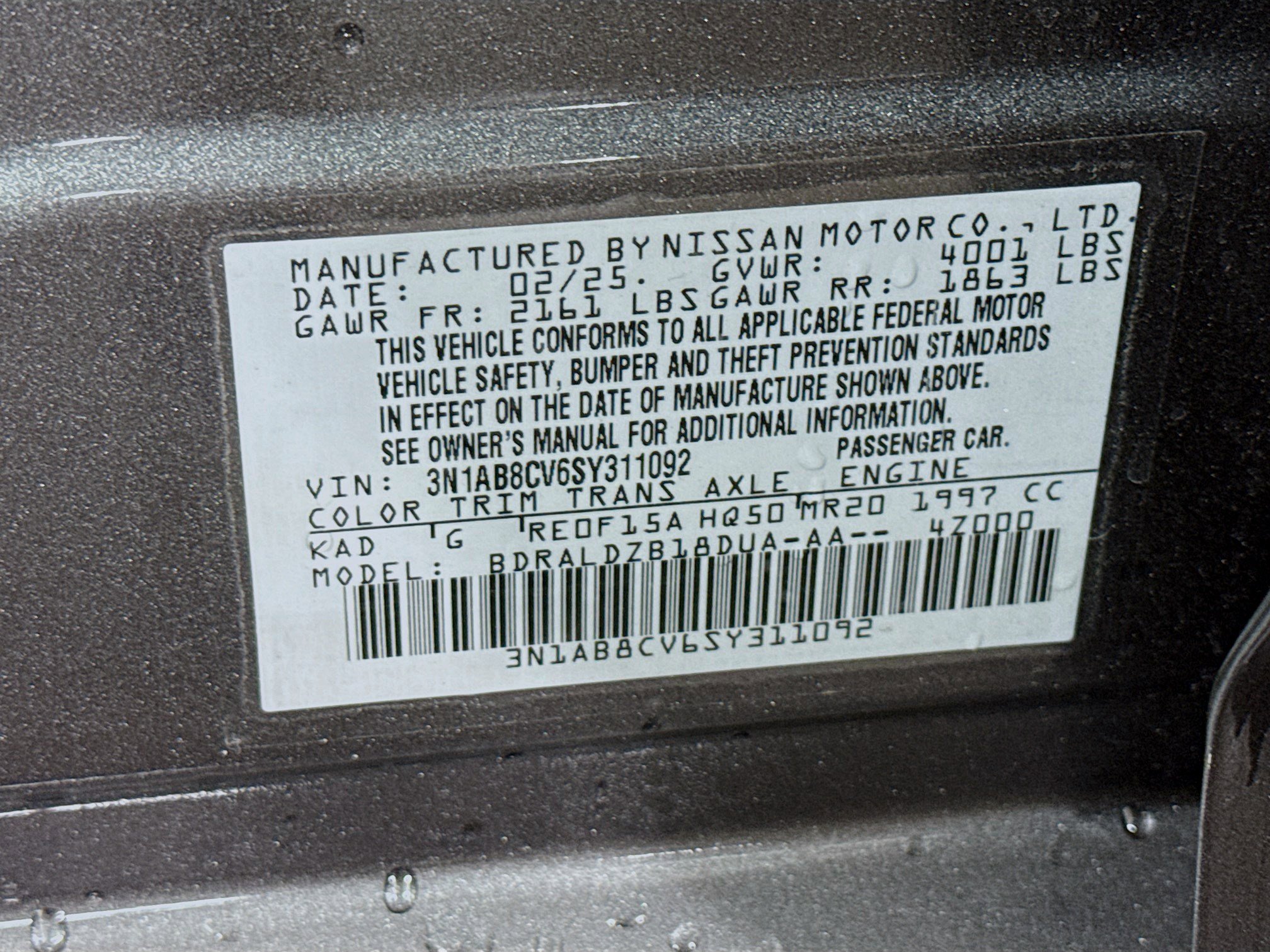 Used 2025 Nissan Sentra SV image 40