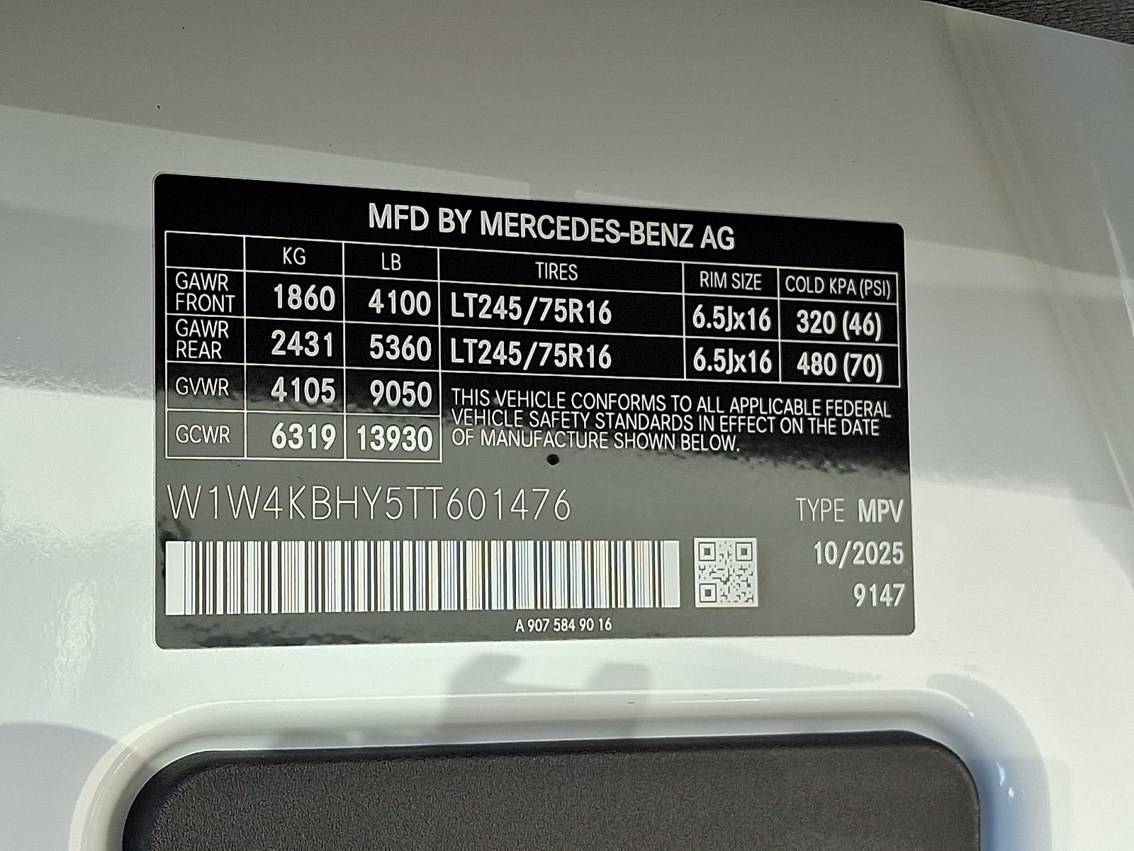 New 2026 Mercedes-Benz Sprinter 2500 image 17