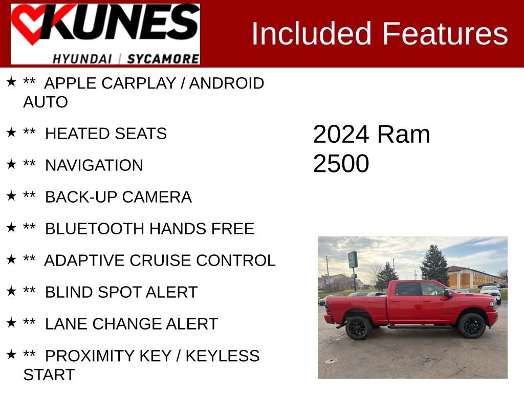 Used 2024 RAM 2500 Big Horn w/ Night Edition image 2