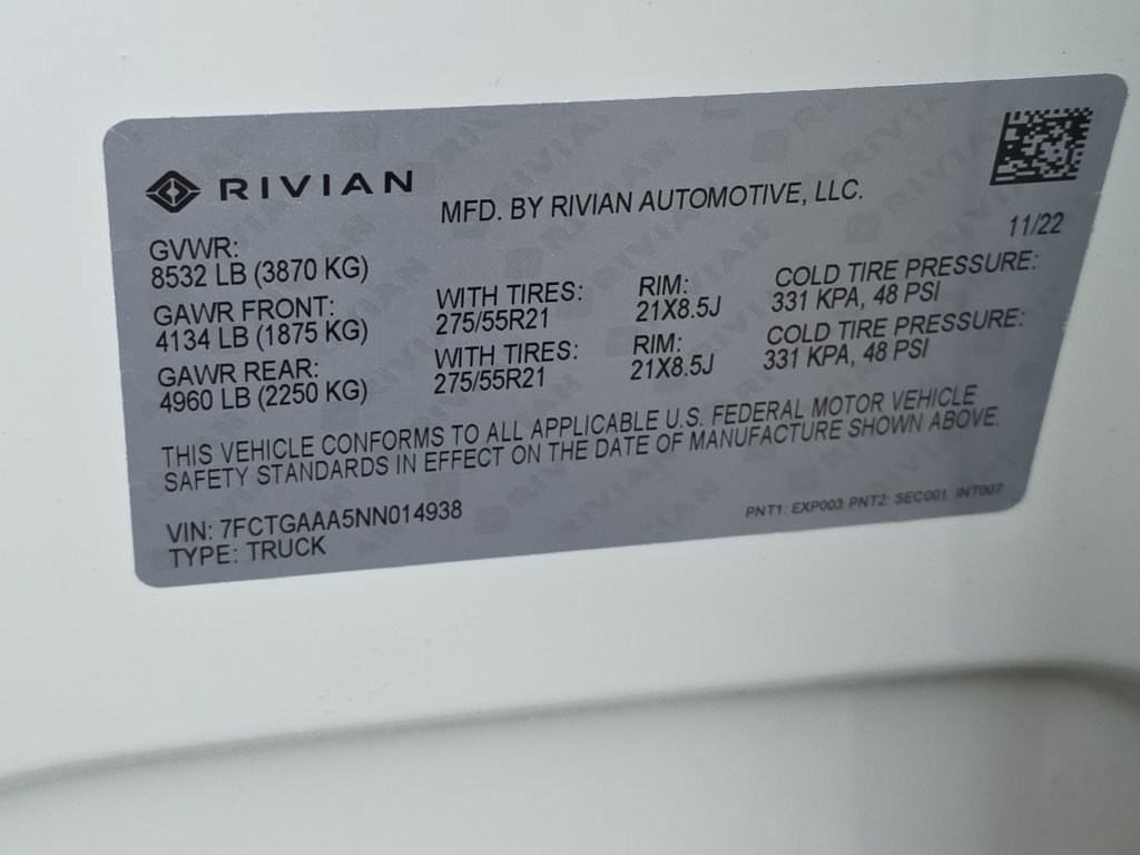 Used 2022 Rivian R1T Adventure AWD/4WD image 36