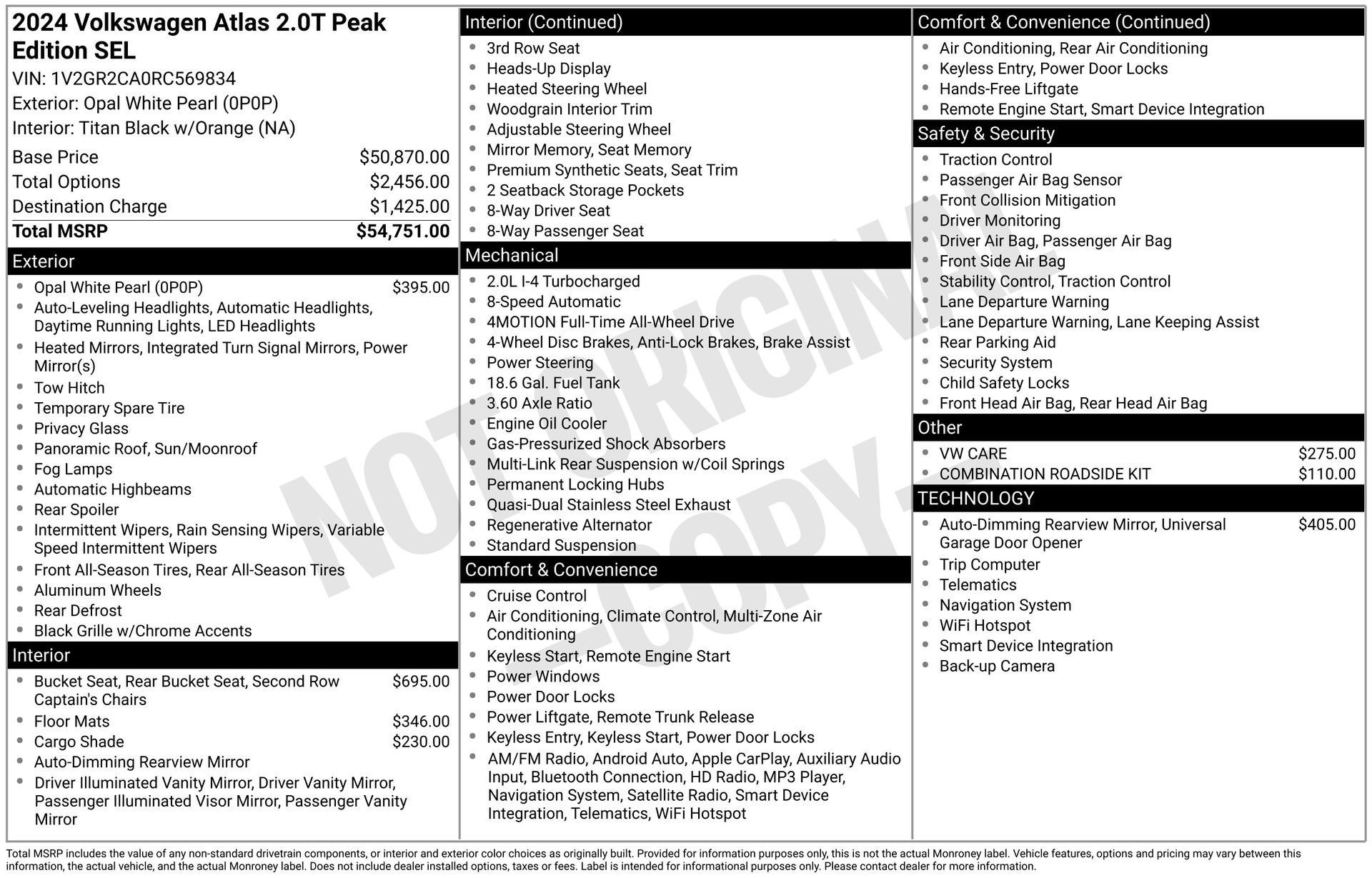 Used 2024 Volkswagen Atlas Peak Edition SEL image 3