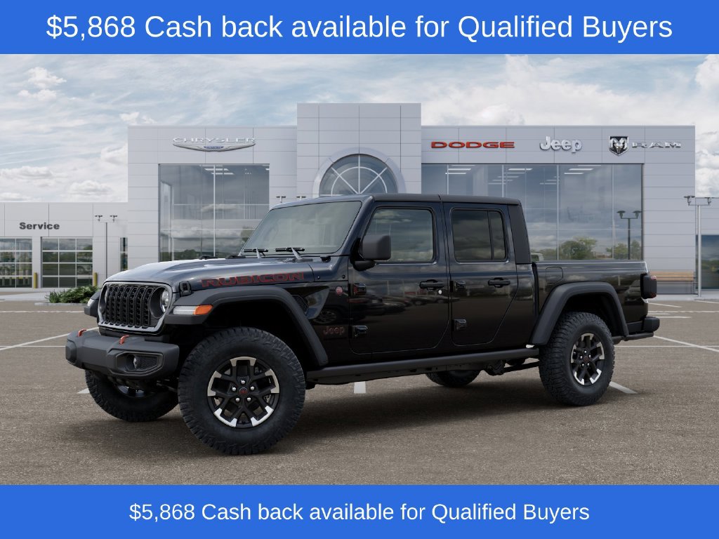 New 2026 Jeep Gladiator Rubicon w/ Steel Power Dome Hood Package AWD/4WD image 2