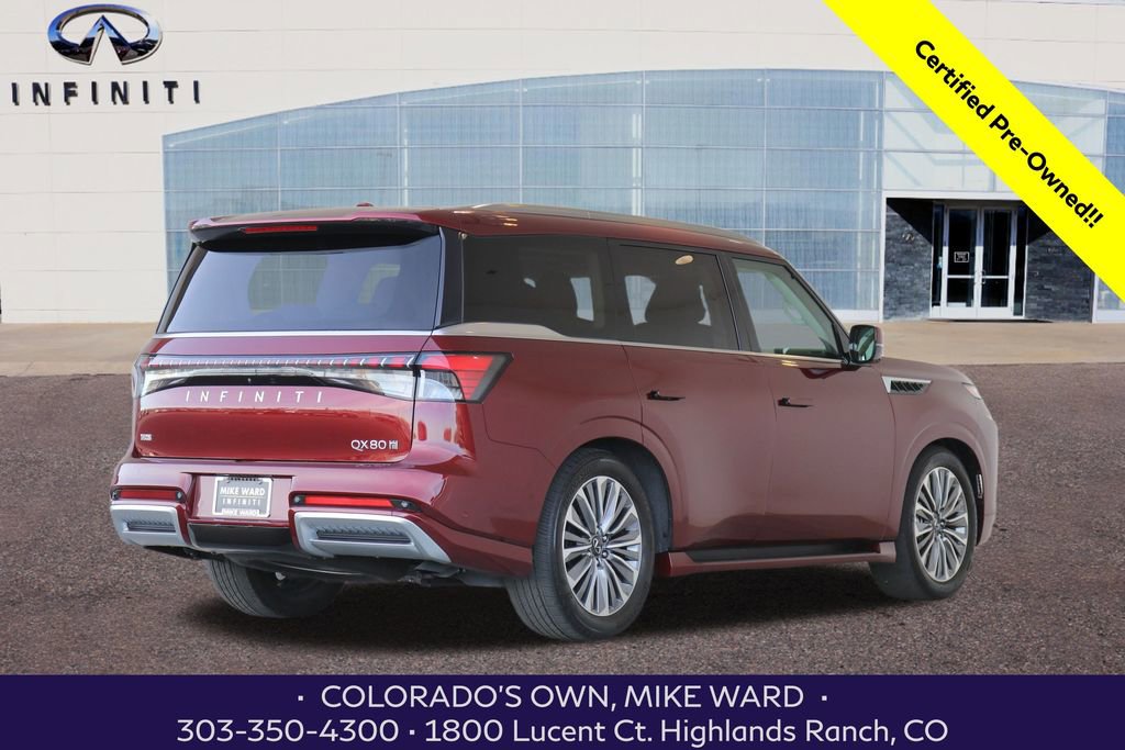 Certified 2025 INFINITI QX80 Sensory image 6