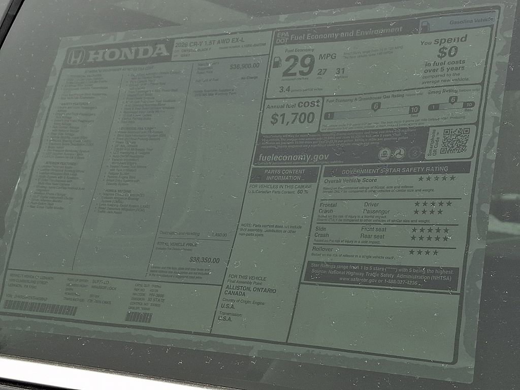 New 2026 Honda CR-V EX-L image 3